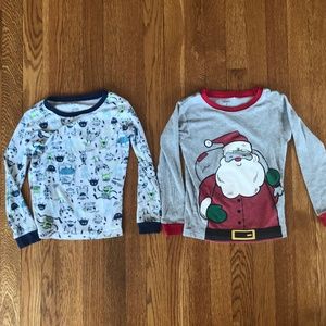 Bundle of boys Carter's pajama shirts, size 6